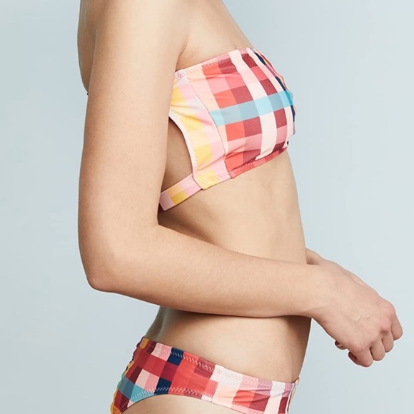 CAROLINA K Bathing suit top Bikini top w/ detachable straps Size XS - Picture 4 of 13